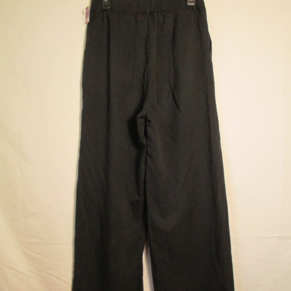 Commense Solid Black Wide Leg Pants - image 5